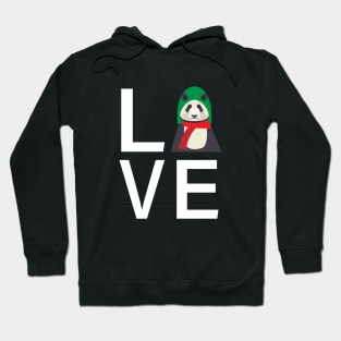 Love panda velentine Hoodie